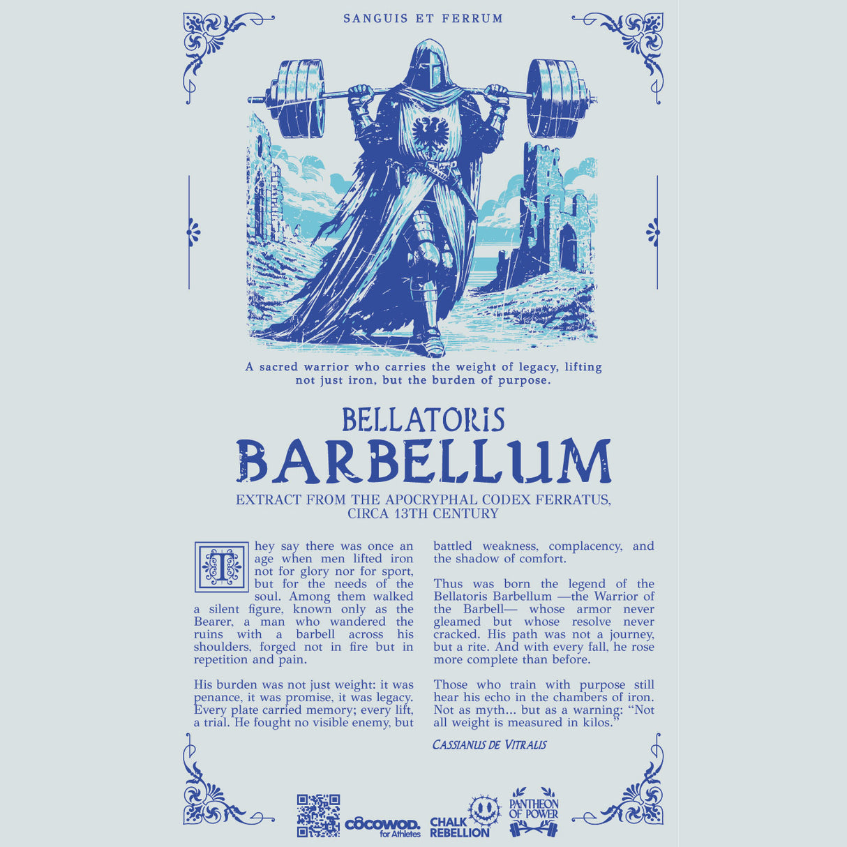 Cocowod ropa crosstraining Camiseta Hombre modelo Barbellum | T-Shirt