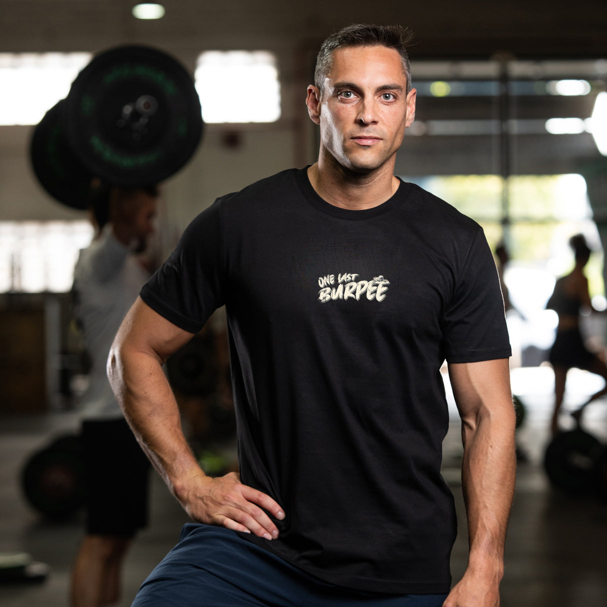 Cocowod ropa crosstraining Camiseta Hombre modelo One Last Burpee | T-Shirt