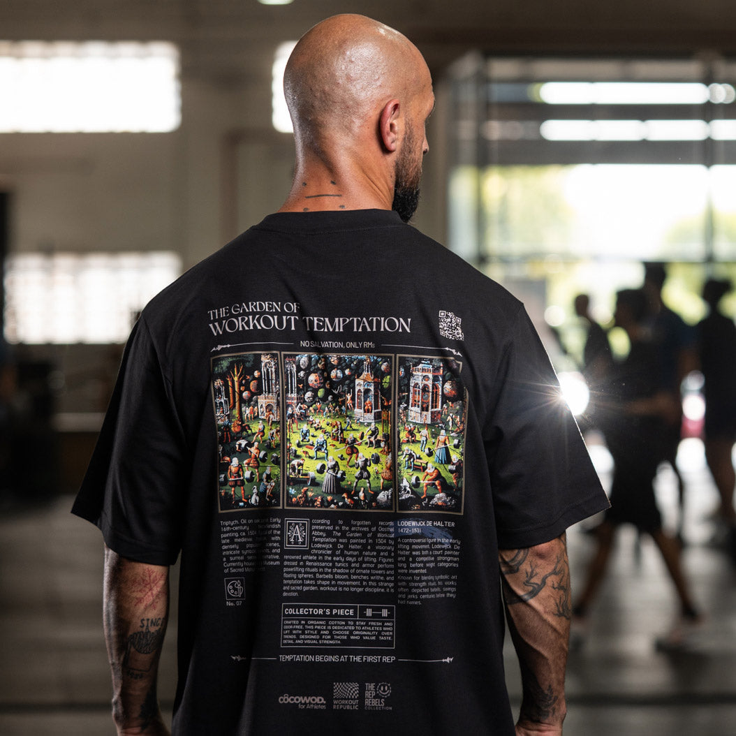 Cocowod ropa crosstraining Camiseta Unisex modelo Temptation | Oversized