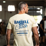 Cocowod ropa crosstraining Camiseta Hombre modelo Barbell & Chalk | T-Shirt
