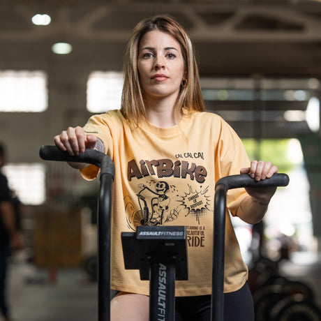 Cocowod ropa crosstraining Camiseta Mujer modelo Air Bike | Cropped Tee