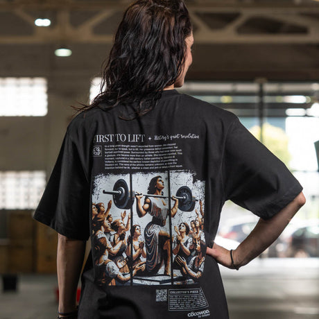 Cocowod ropa crosstraining Camiseta Mujer modelo First To Lift | Oversized