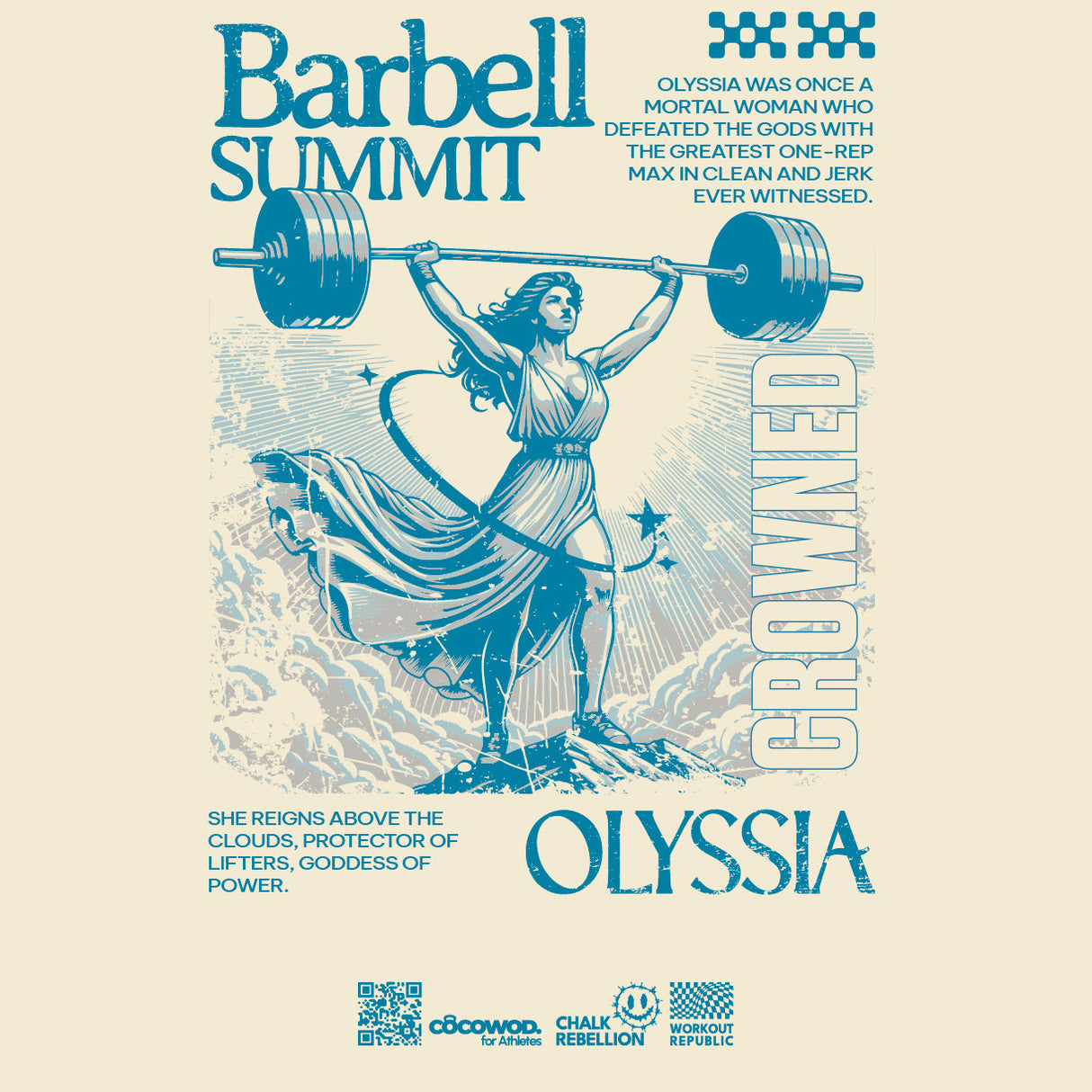 Cocowod ropa crosstraining Camiseta Mujer modelo Olyssia | Cropped Tee