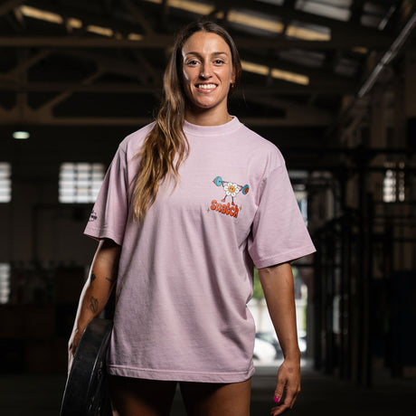 Cocowod ropa crosstraining Camiseta Mujer modelo When You Snatch | Oversized