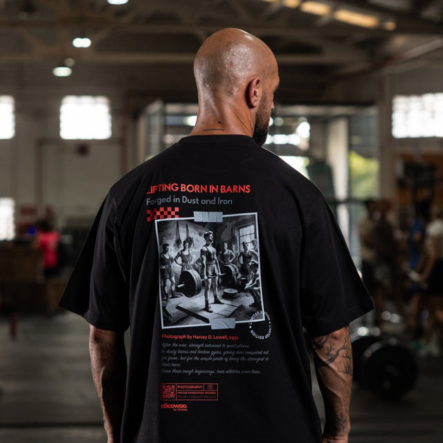 Cocowod ropa crosstraining Camiseta Unisex modelo Lifting Born In Barns | Oversized