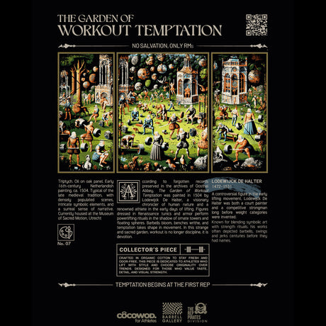 Cocowod ropa crosstraining Camiseta Unisex modelo Temptation | Oversized